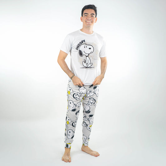 Pijama para hombre "Snoopy" (Camisa,Pantalón)