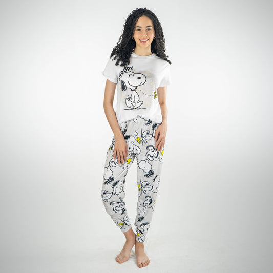 Pijama para mujer "Snoopy" (Camisa, Pantalón)