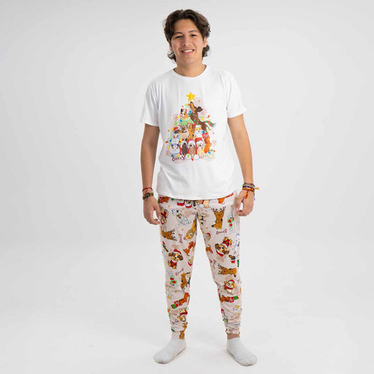 PIJAMA CANNES PARA HOMBRE (CAMISETA Y PANTALÓN)