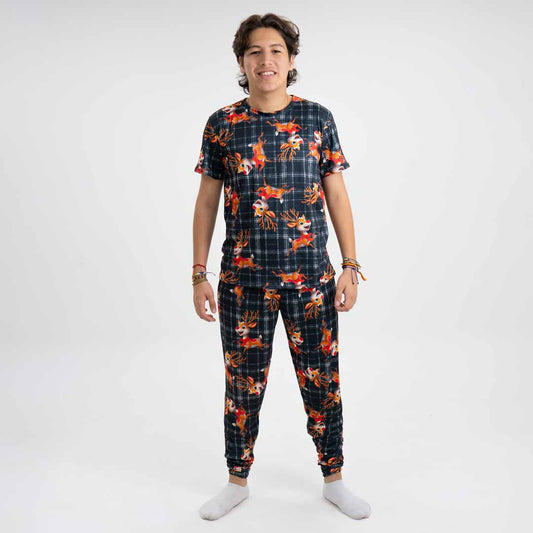 PIJAMA RUDOLF PARA HOMBRE (CONJUNTO SUBLIMADO PANTALÓN)