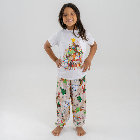 PIJAMA CANNES PARA NIÑO/NIÑA (CAMISETA Y PANTALÓN)