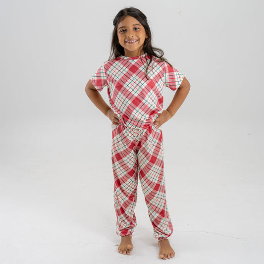 PIJAMA MERRY CHRISTMAS PARA NIÑO/NIÑA (CONJUNTO SUBLIMADO PANTALÓN)