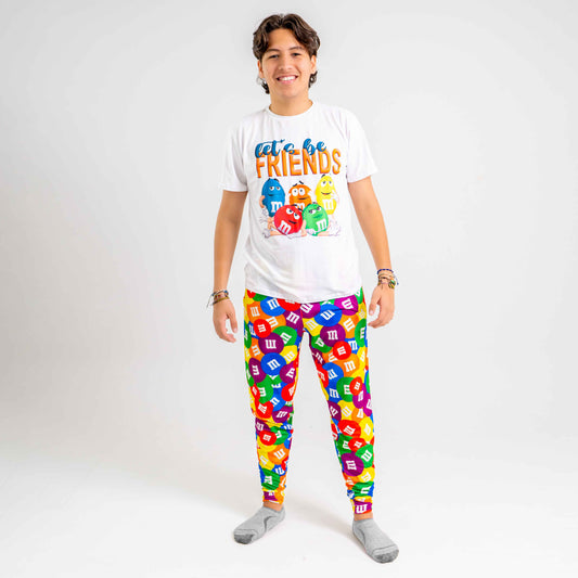 Pijama para hombre"M&M" (Camisa,Pantalón)