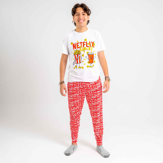 Pijama para hombre"Netflix" (Camisa,Pantalón)