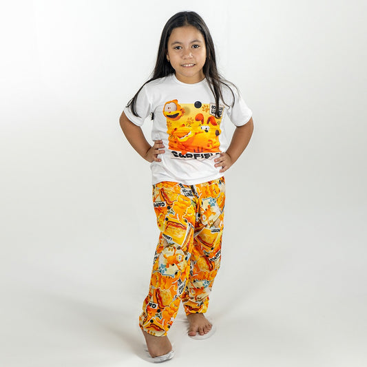 Pijama para niños"Garfield" (Camiseta,Pantalón)