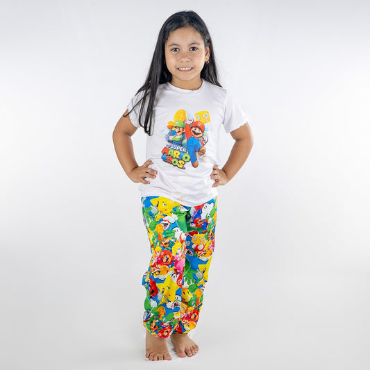 Pijama para niños"Mario" (Camiseta,Pantalón)