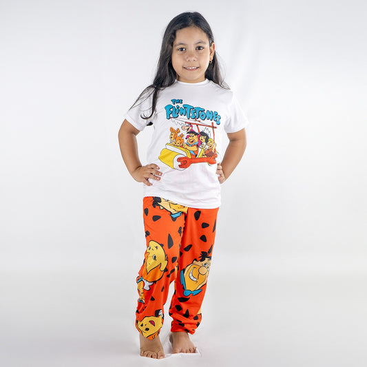 Pijama para niños"Pica Piedras" (Camiseta,Pantalón)