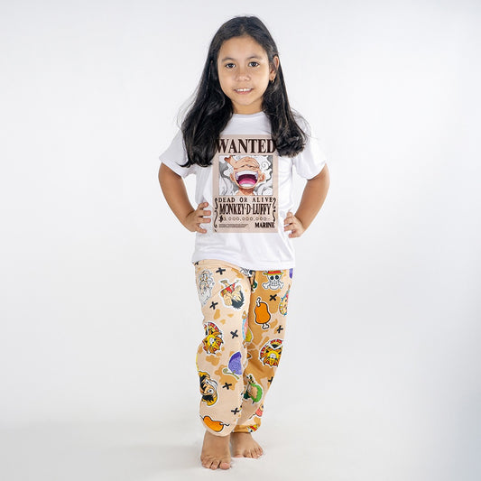 Pijama para niños"One Piece" (Camiseta,Pantalón)