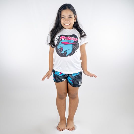 Pijama para niños"Mr. Beast" (Camiseta,Short)