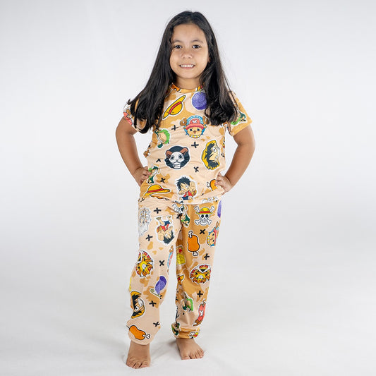 Pijama para niños"One Piece" Conjunto Sublimado